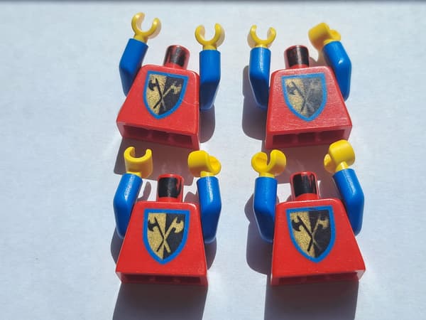 Lego 973p42c01 Castle Torso Figures, 4-pack