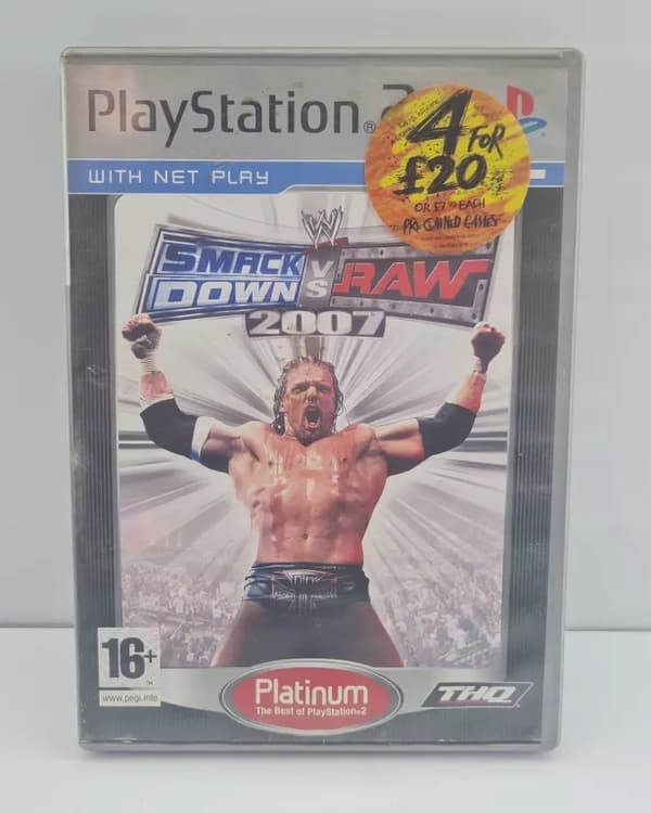 SMACKDOWN VS RAW 2007 PS2 GAME
