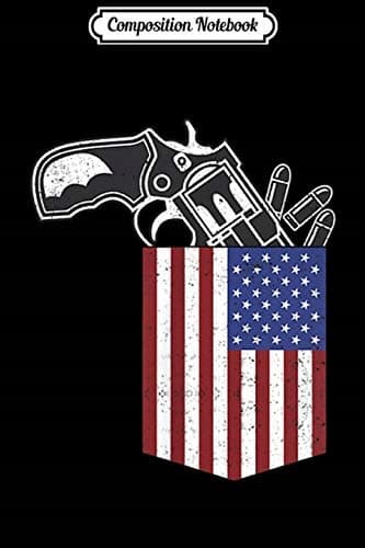 Composition Notebook: Pocket Bullet – US Gun Rights Control, 2nd Amendment, Arm