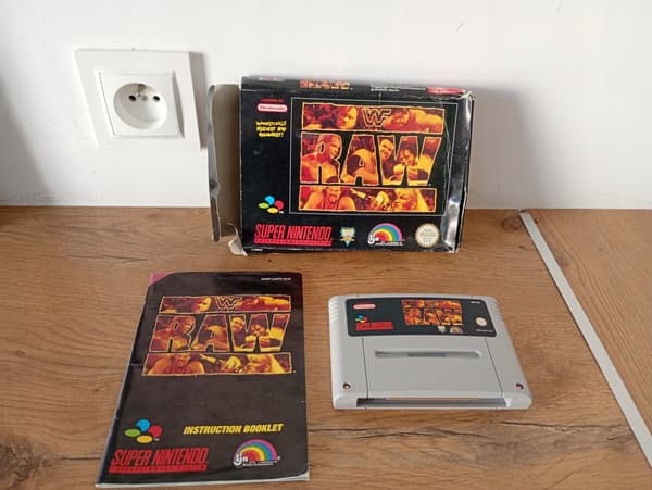 WWF RAW SNES Super Nintendo