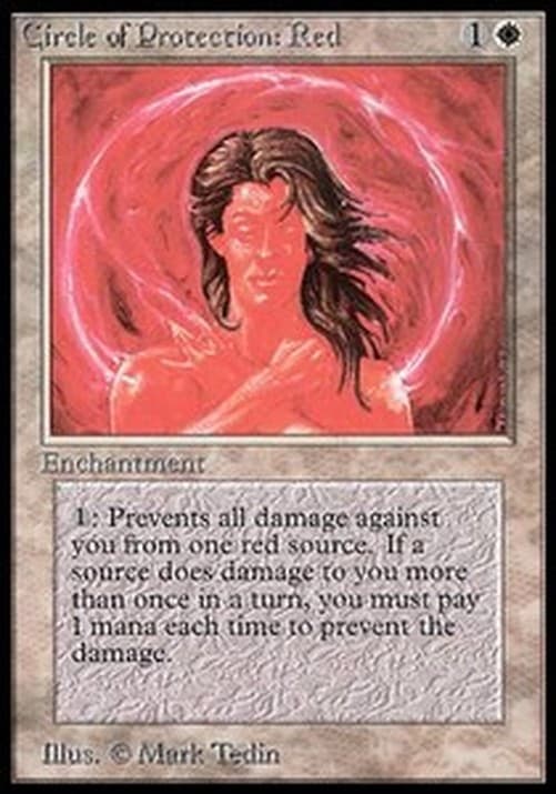 Magic: The Gathering Circle of Protection: Red
