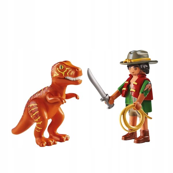 The Tracker vs the T-Rex. Playmobil set 71206