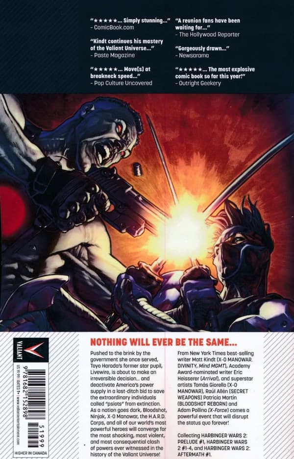 Harbinger Wars 2 by Matt Kindt and Eric Heisserer