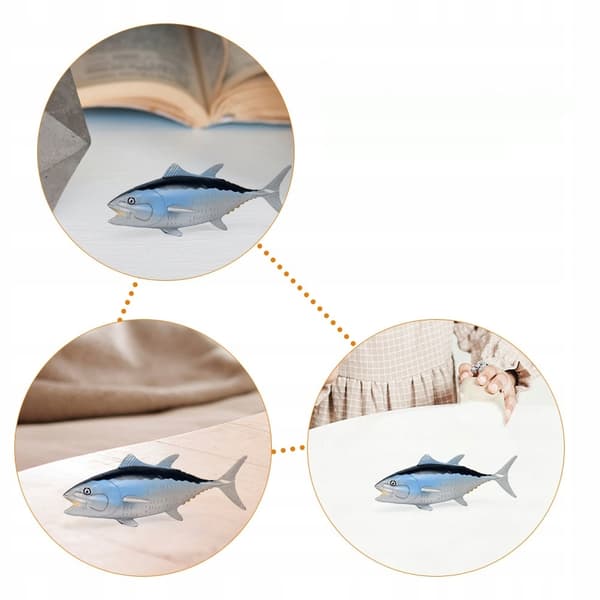 2 DECORATIVE SEA FISH MODELS MADE FROM SAFE MATERIAL