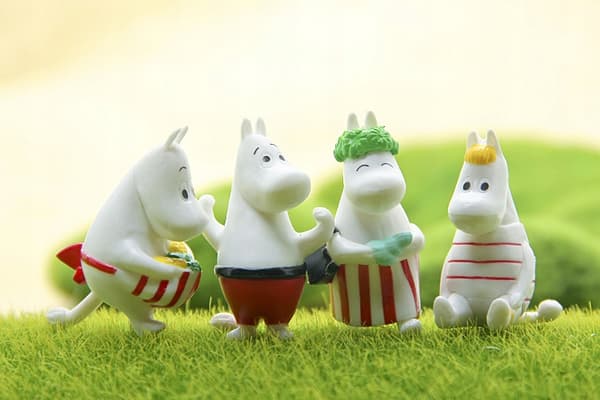 Moomin figurines, set of 12
