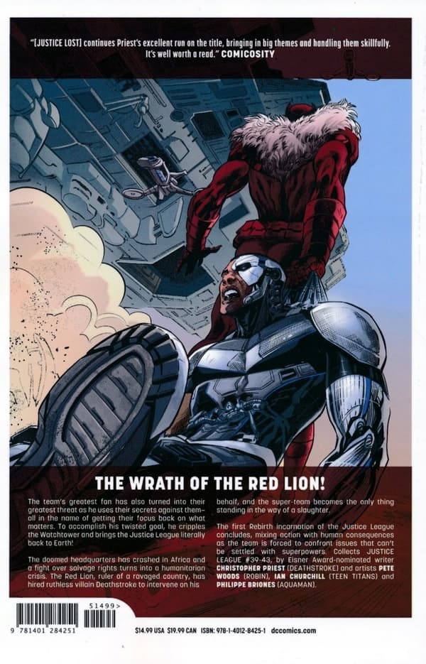 Justice League Volume 7: Justice Lost Priest