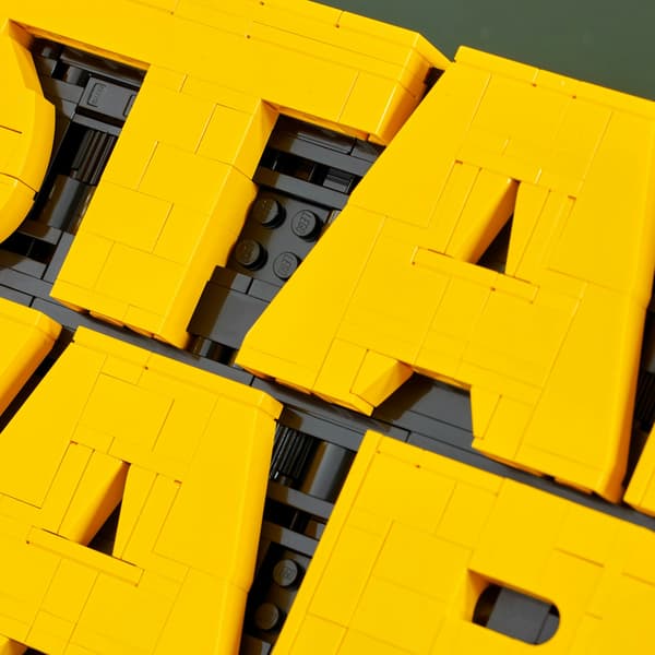 LEGO Star Wars 75407 Star Wars Logo made from bricks