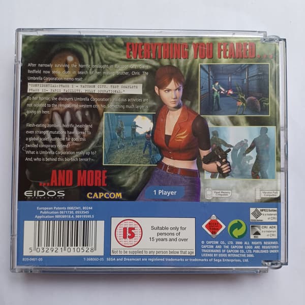 Resident Evil Code Veronica, Sega Dreamcast