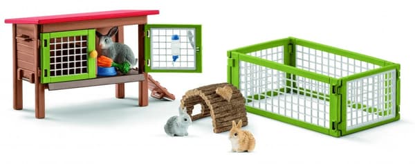 Schleich Rabbit Hutch 42420