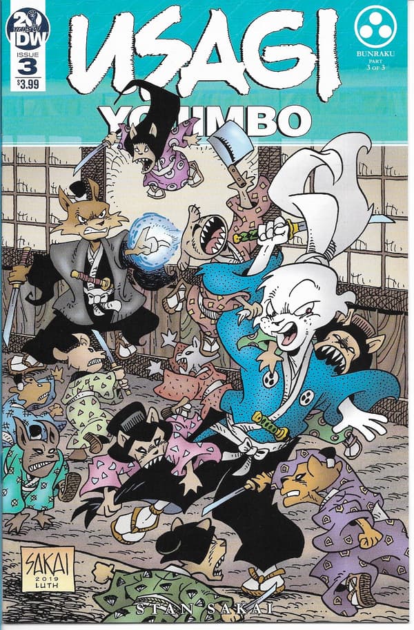 Usagi Yojimbo Comics 1–3/2019 (in English) – Complete set!