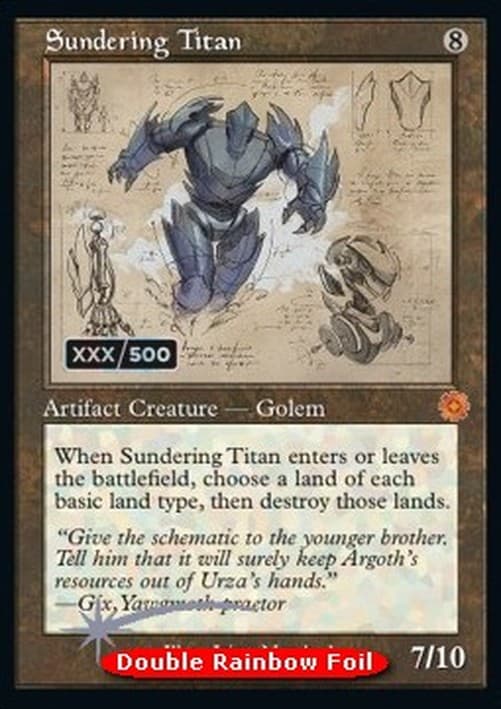 Magic: The Gathering Sundering Titan