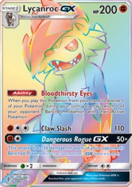 Pokemon Lycanroc GX