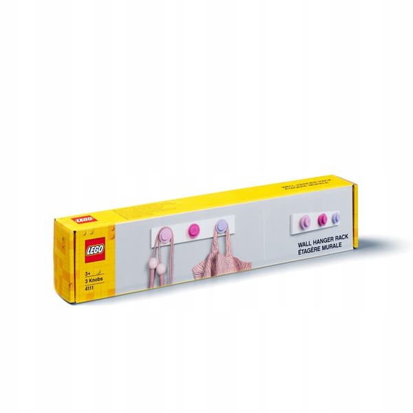 LEGO HANGERS ON A RAIL (GREY, BLACK, LIGHT GREY