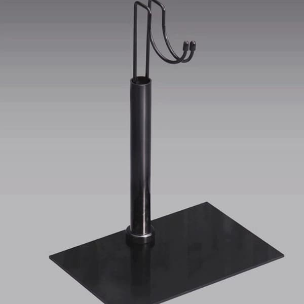 12-inch figure stand Rectangular base 1/6-scale action figure Black B