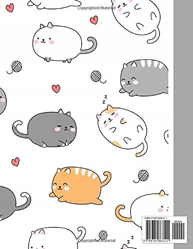 Cat Composition Notebook: Cute Japanese Cat Notebook