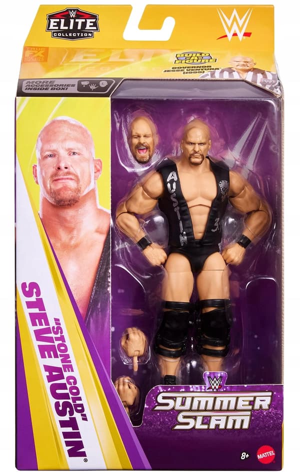 MATTEL WWE Elite SummerSlam Stone Cold Steve Austin Figure