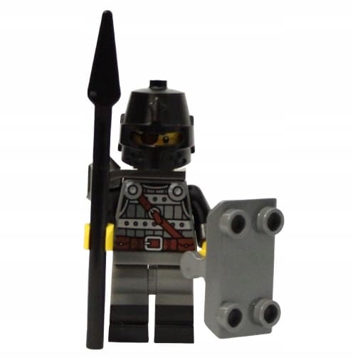 LEGO Castle Figure – Knight + Shield + Spear