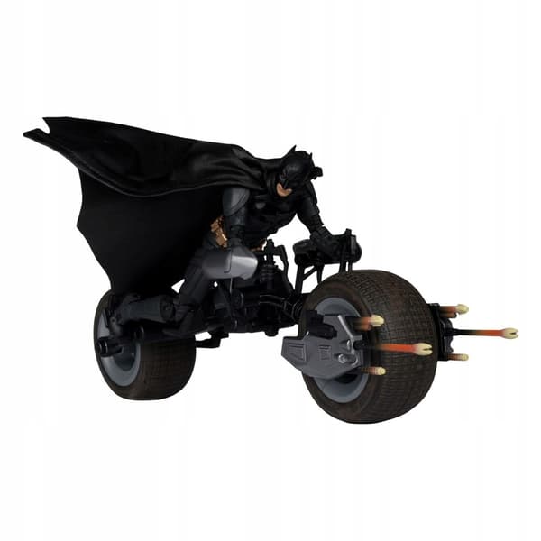 BATMAN & BATPOD 18 cm The Dark Knight DC Multiverse McFarlane