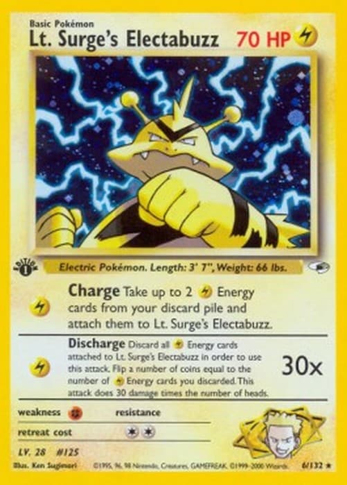 Pokemon Lt. Surge's Electabuzz