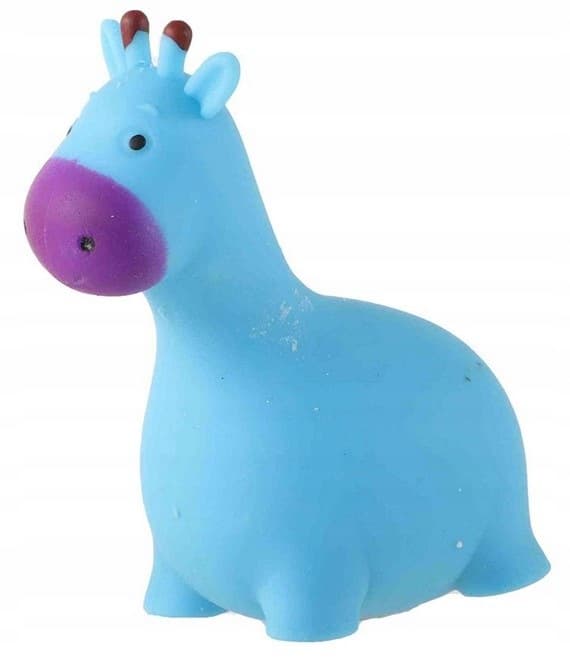 Squeeze Me Stretchable Anti-Stress Giraffe Figurine, 10.5 cm
