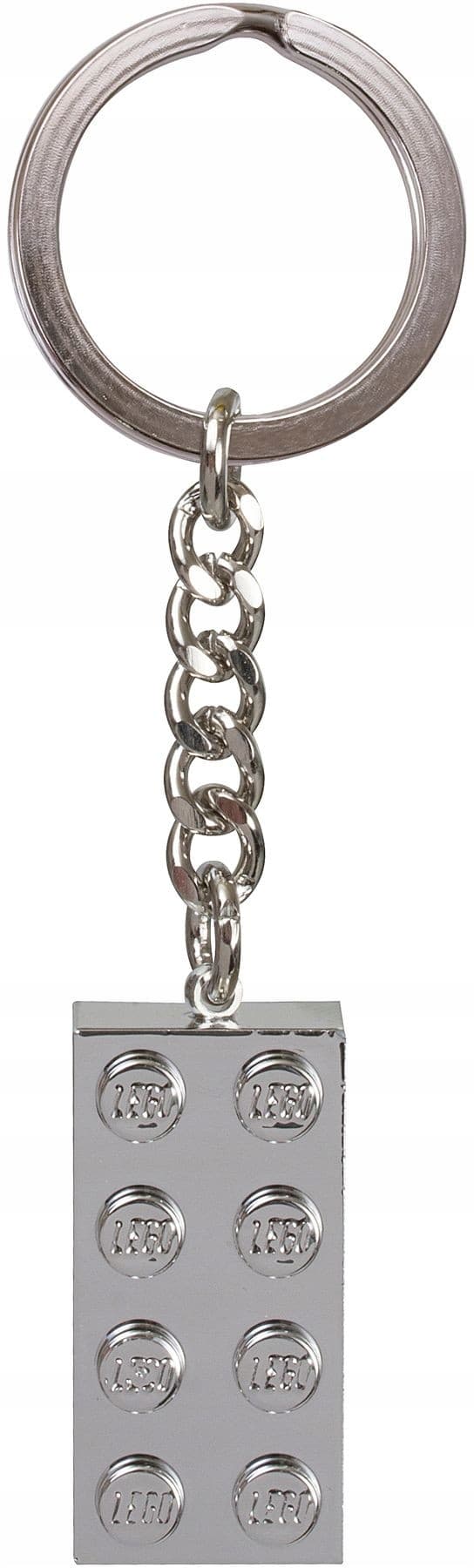 Chrome Silver Keyring 2x4 (851406)