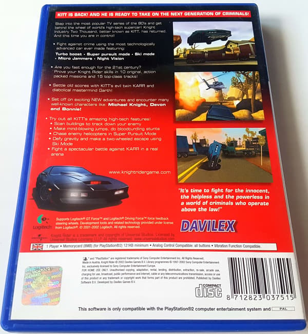 KNIGHT RIDER – BRITISH FIRST EDITION – IN VERY GOOD CONDITION!