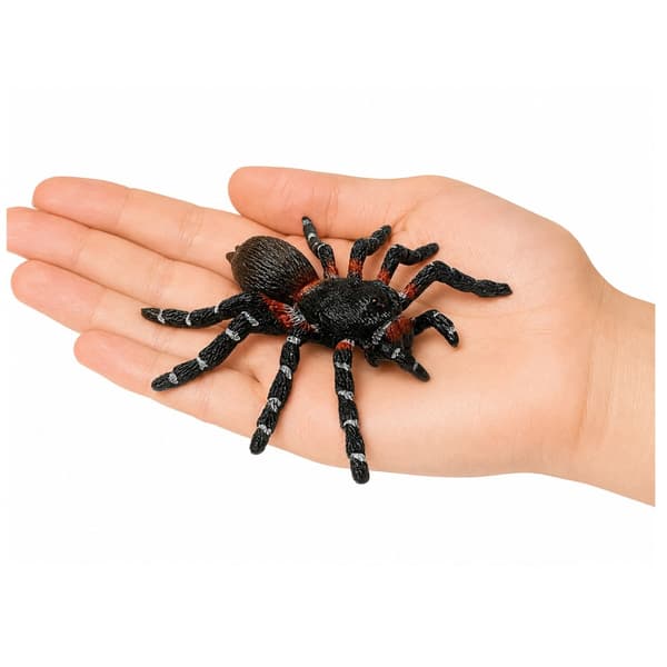 STRETCHY RUBBER SPIDER FIGURINE