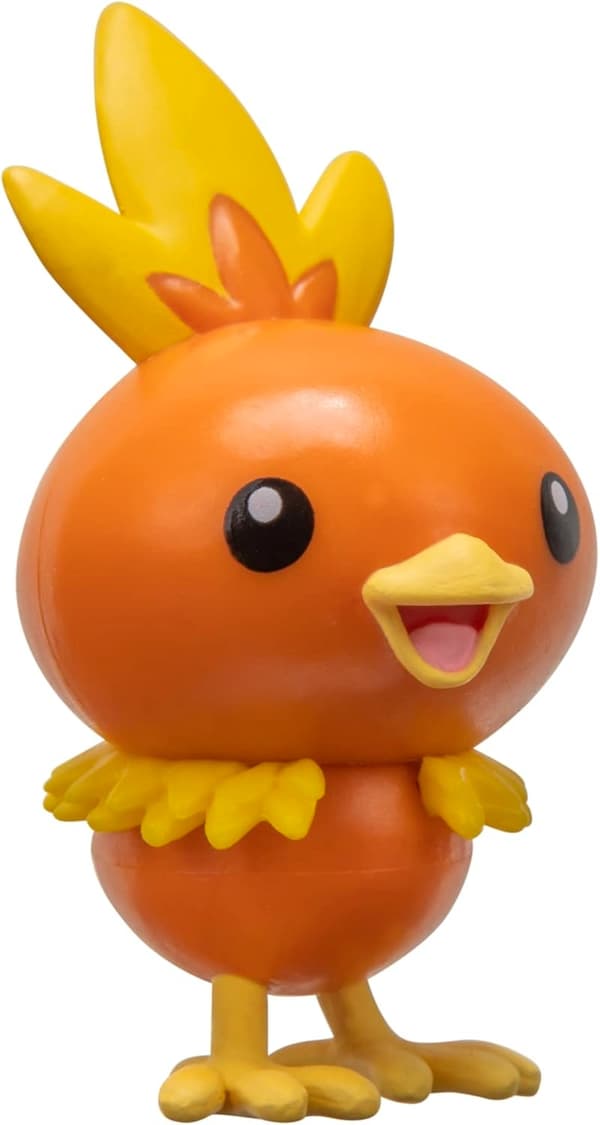 ACTION FIGURES: GRENINJA SET (11 CM) AND TORCHIC SET (5 CM) WITH ACCESSORIES