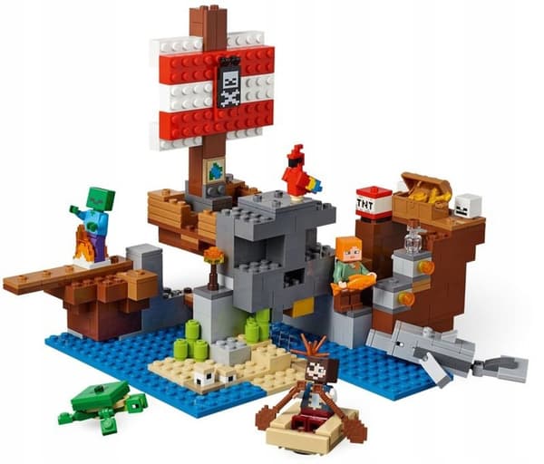 LEGO MINECRAFT 21152 ADVENTURE ON A PIRATE SHIP