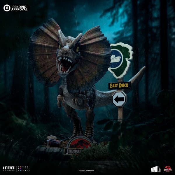 IRON STUDIOS JURASSIC PARK – DILOPHOSAURUS MINI-FIGURE