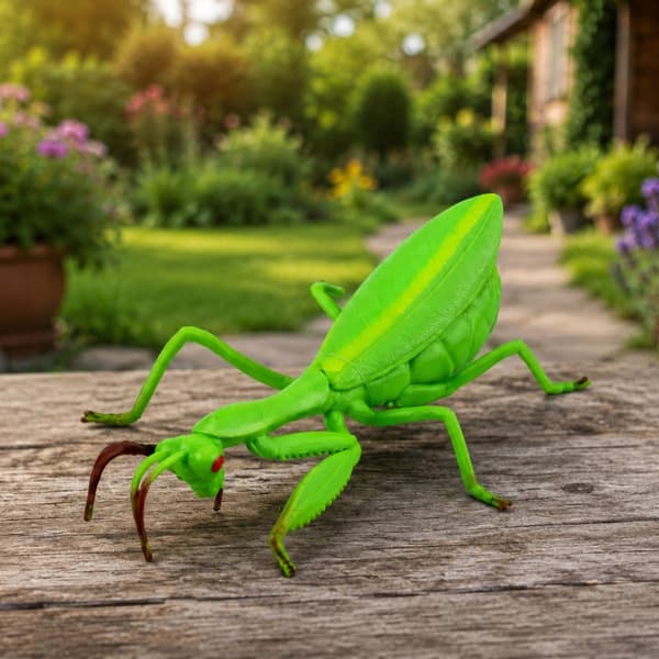 GREEN STRETCHY RUBBER FIGURINE