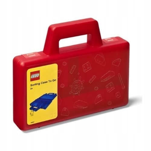 LEGO TO-GO storage box – red