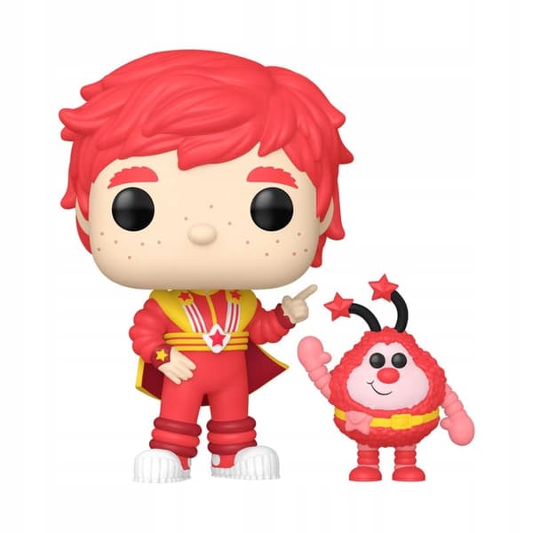 RAINBOW BRITE POP!+BUDDY VINYL FIGURE: RED BUTLER+ROMEO, 9 CM