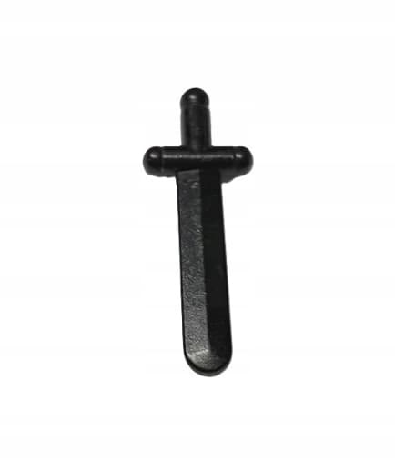 123aa1. Lego Castle Sword 3847a, black