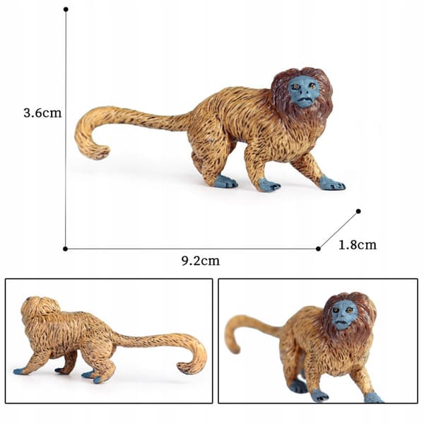Simulation Chimpanzee Figurine Educational Toy Orangutan Model Action Style D