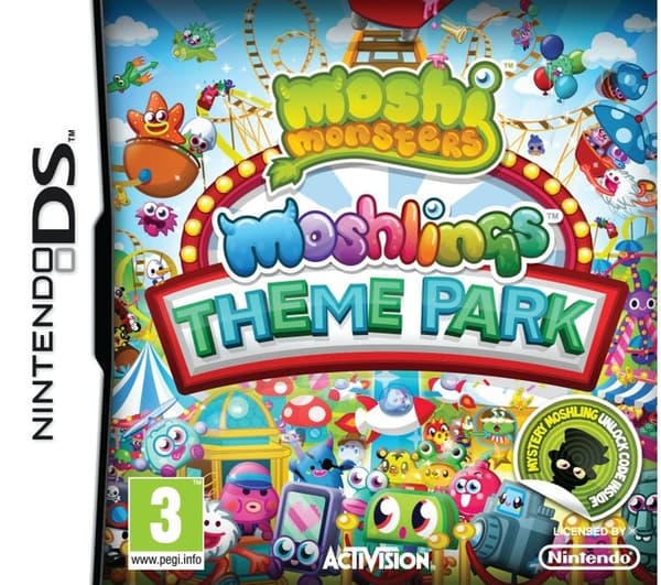 MOSHI MONSTERS MOSHLINGS THEME PARK NINTENDO DS
