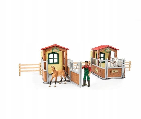 Schleich 72116 A Visit to an Open Stable