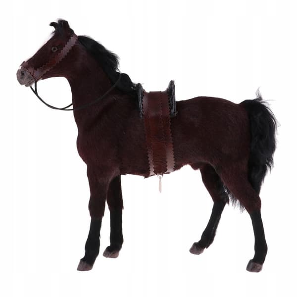 1/6 Scale Horse Model – Painted Animal Figurine – Brown