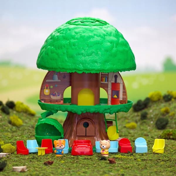 CHLOROPHYLL MAGIC TREE FOLDING HOUSE FIGURINES MOBILE FOLD-OUT PET