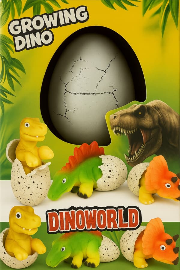 LARGE EGG – DINOSAUR EGG – HATCHING – GROWING IN 24 HOURS – T-REX XXL DINOSAUR