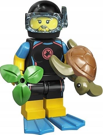 LEGO 71027 SERIES 20 Diver with a Turtle