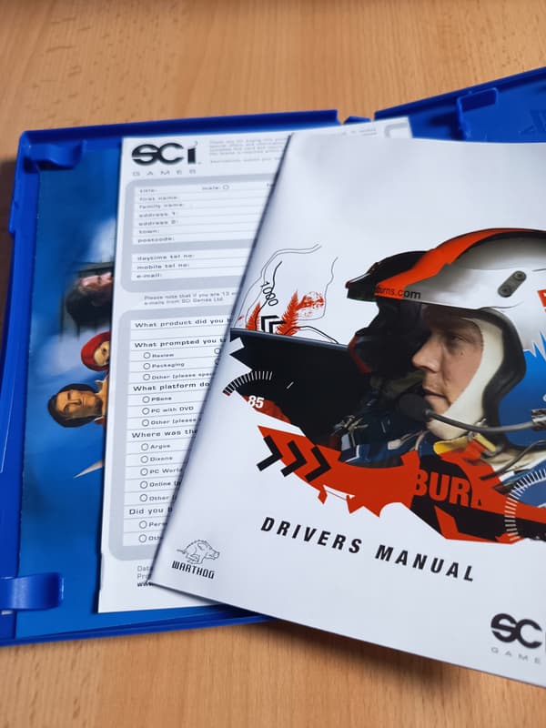 Richard Burns Rally for PlayStation 2 (PS2) – English version, complete set