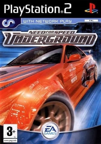 NEED FOR SPEED UNDERGROUND PS2 / PLAYSTATION 2 /