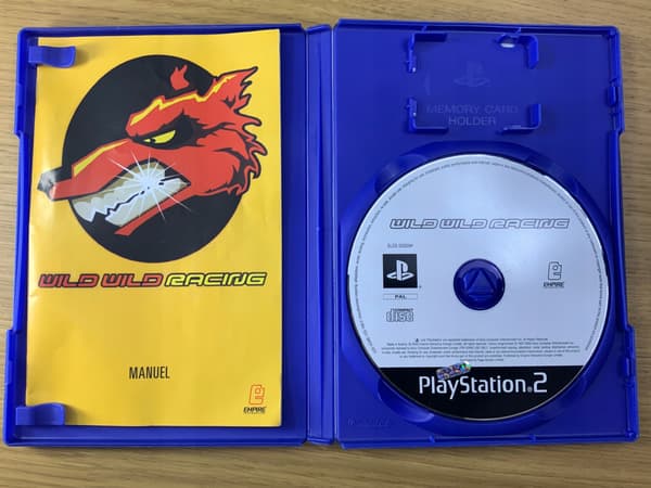 WILD WILD RACING – PS2 game disc, very good+ condition, complete set