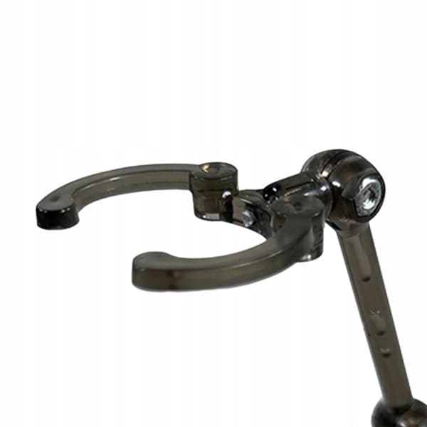 Action Bases Flexible doll stand Support stand, 1 inch, transparent, black