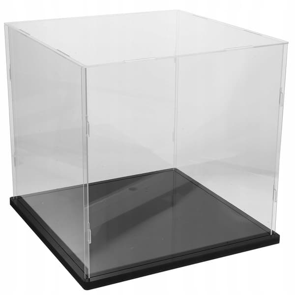 TRANSPARENT ACRYLIC BOX FOR FIGURINES AND MODELS