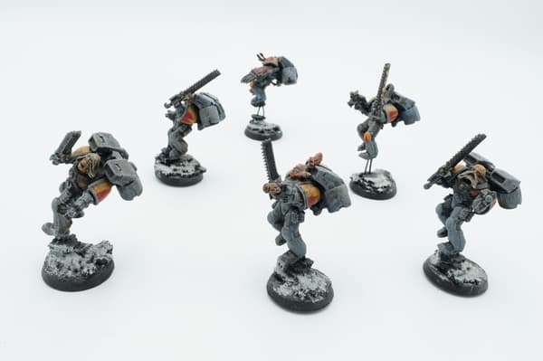 Warhammer 40k Space Wolves Assault Squad – set of 6 plastic miniatures