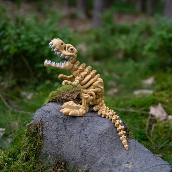 T-Rex | 3D pop-up colouring book + paints and a paintbrush