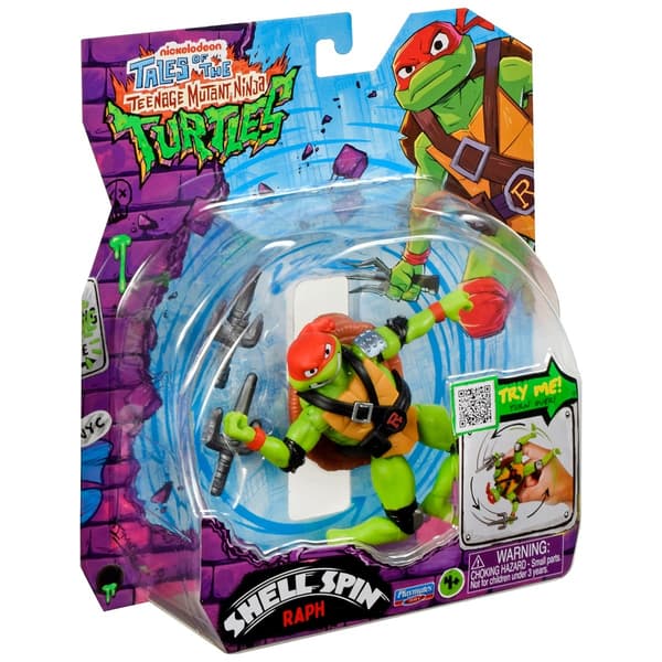 Raph figurine from the Shell Spin series with a mechanical function, 11.5 cm