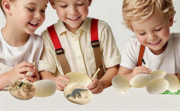 DINO EXCAVATION ARCHAEOLOGICAL SET – EDUCATIONAL TOY – 12 MODELS